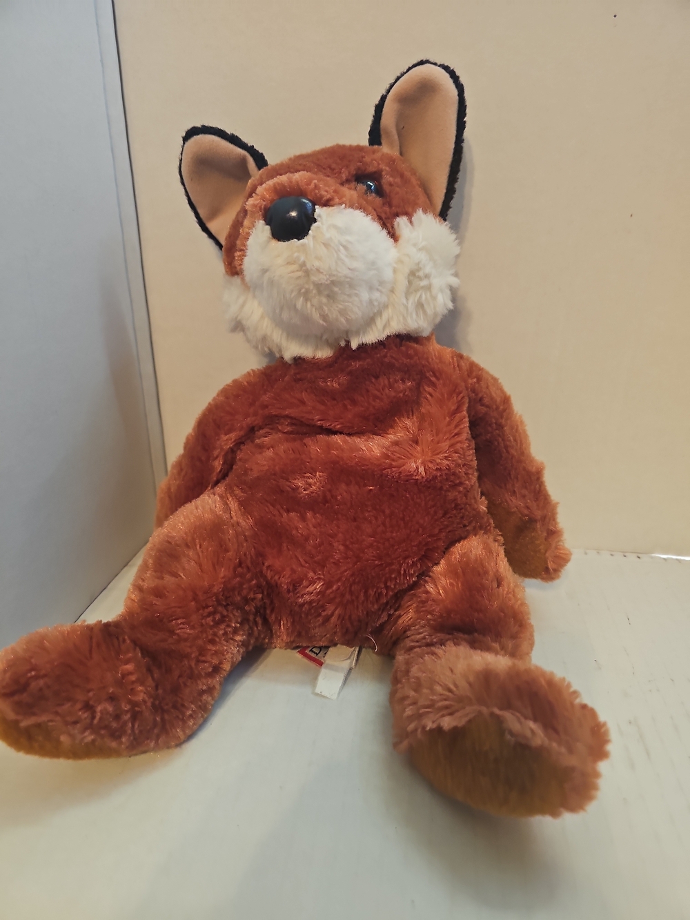 Douglas Cuddle Vixen Fox Pudgie 14" Plush Stuffed Animal Red